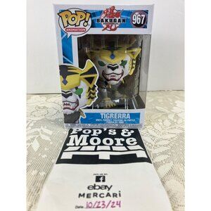 Funko Pop! Bakugan: Tigrerra 967 Vinyl Figure New With Box Defects